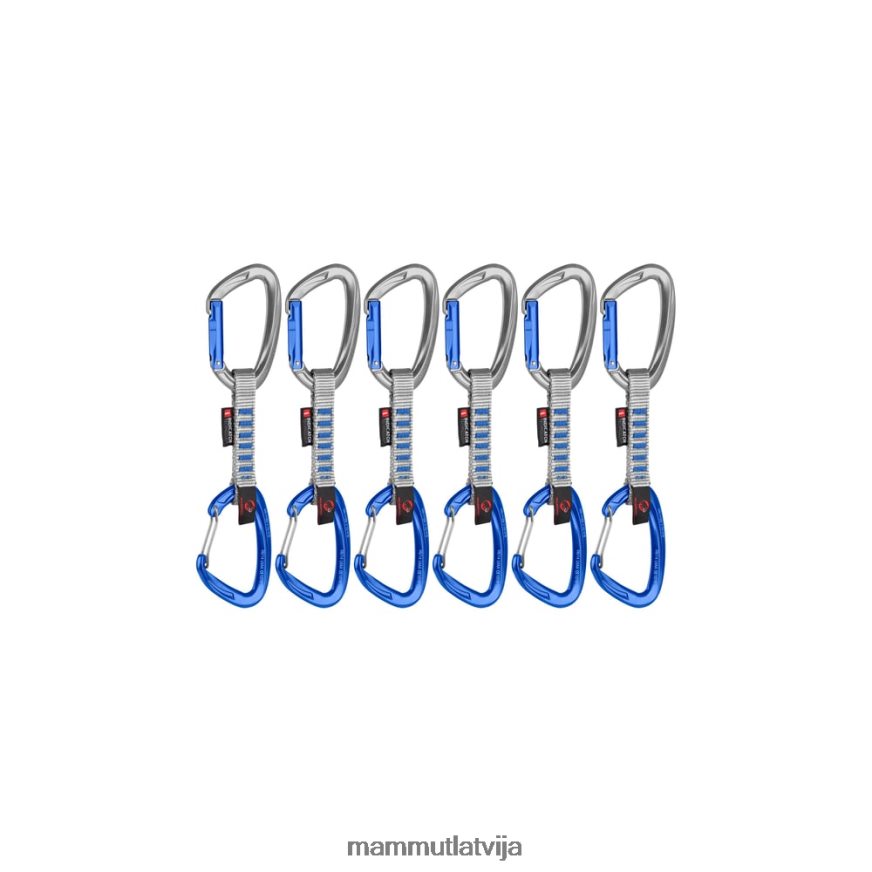 iekārtas Mammut crag keylock wire 10 cm indikators 6-pack quickdraws sudrabs-ultramarīns unisex 2TN48T442