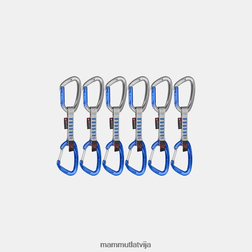 iekārtas Mammut crag keylock wire 10 cm indikators 6-pack quickdraws sudrabs-ultramarīns unisex 2TN48T442
