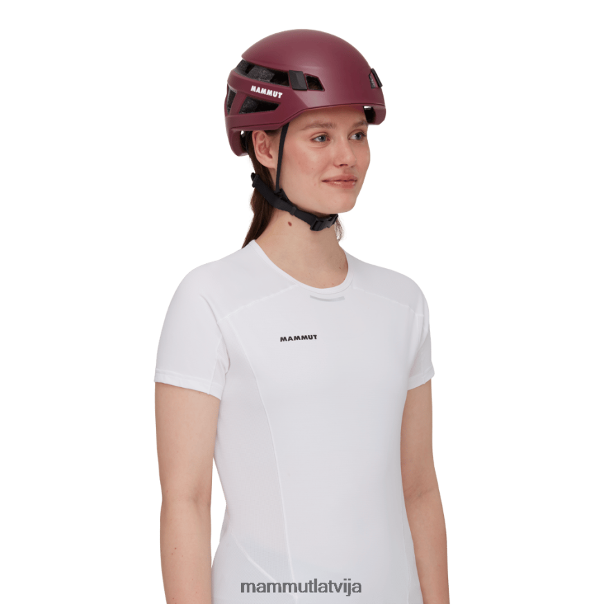 iekārtas Mammut klinšu sūtītāja ķivere asins sarkans unisex 2TN48T504