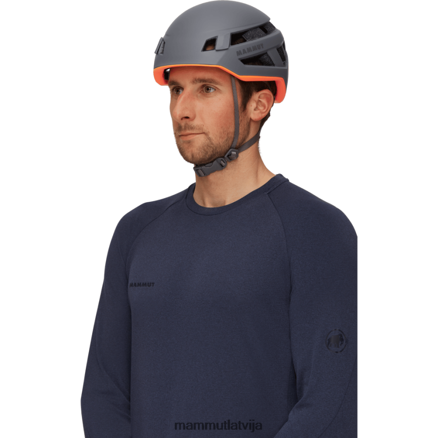 iekārtas Mammut klinšu sūtītāja ķivere titāns unisex 2TN48T1408