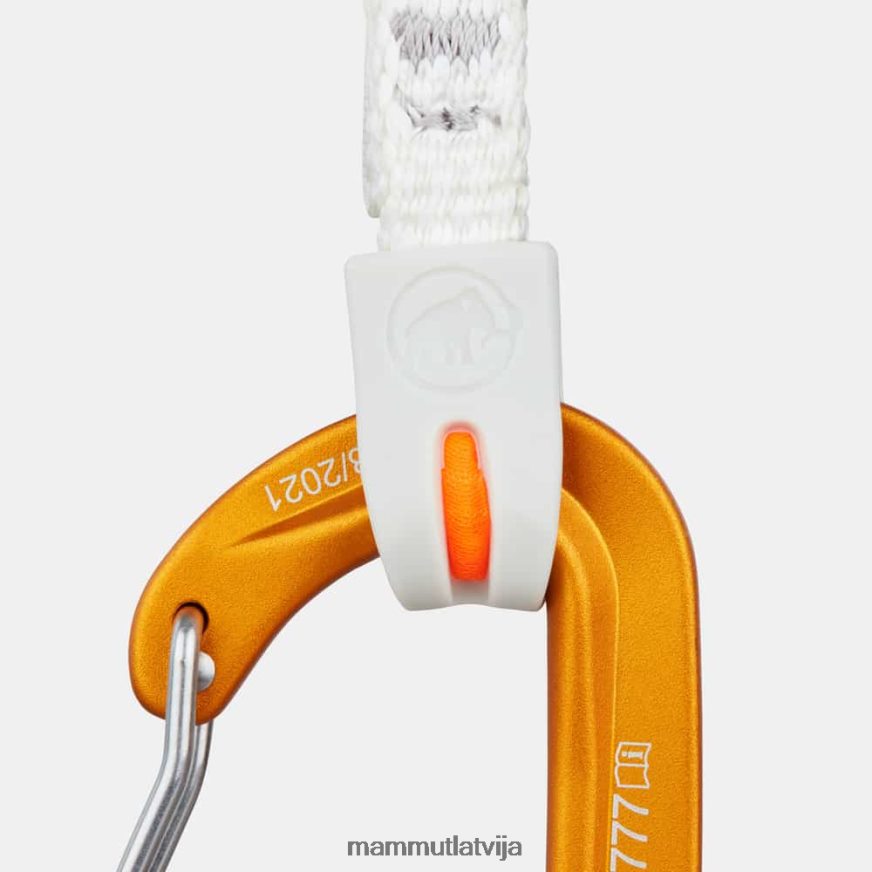 iekārtas Mammut sūtītāja vads 17 cm Quickdraw gaiši pelēki zeltaini unisex 2TN48T607