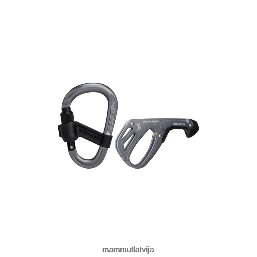 iekārtas Mammut smart 2.0 belay pakotne pelēks unisex 2TN48T1462