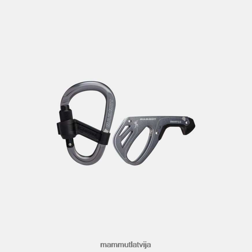 iekārtas Mammut smart 2.0 belay pakotne pelēks unisex 2TN48T1462