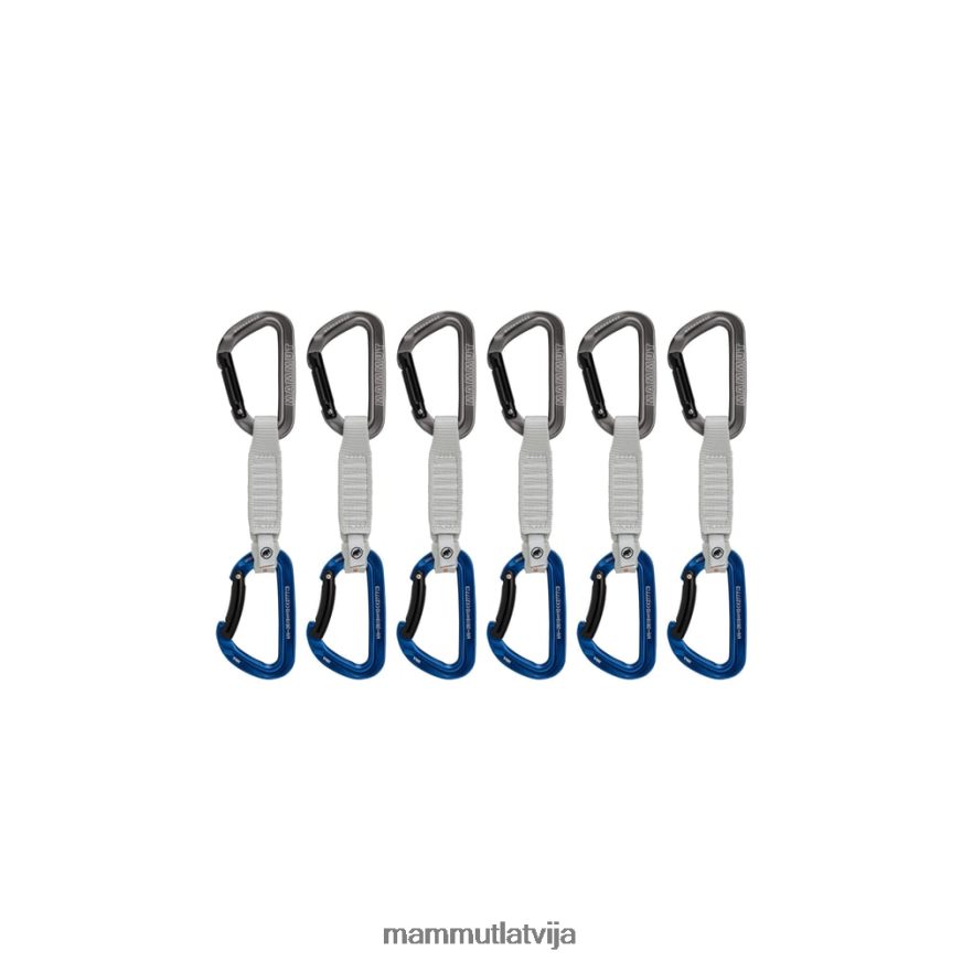 iekārtas Mammut workhorse keylock 12 cm 6-pack quickdraws pelēkzils unisex 2TN48T439