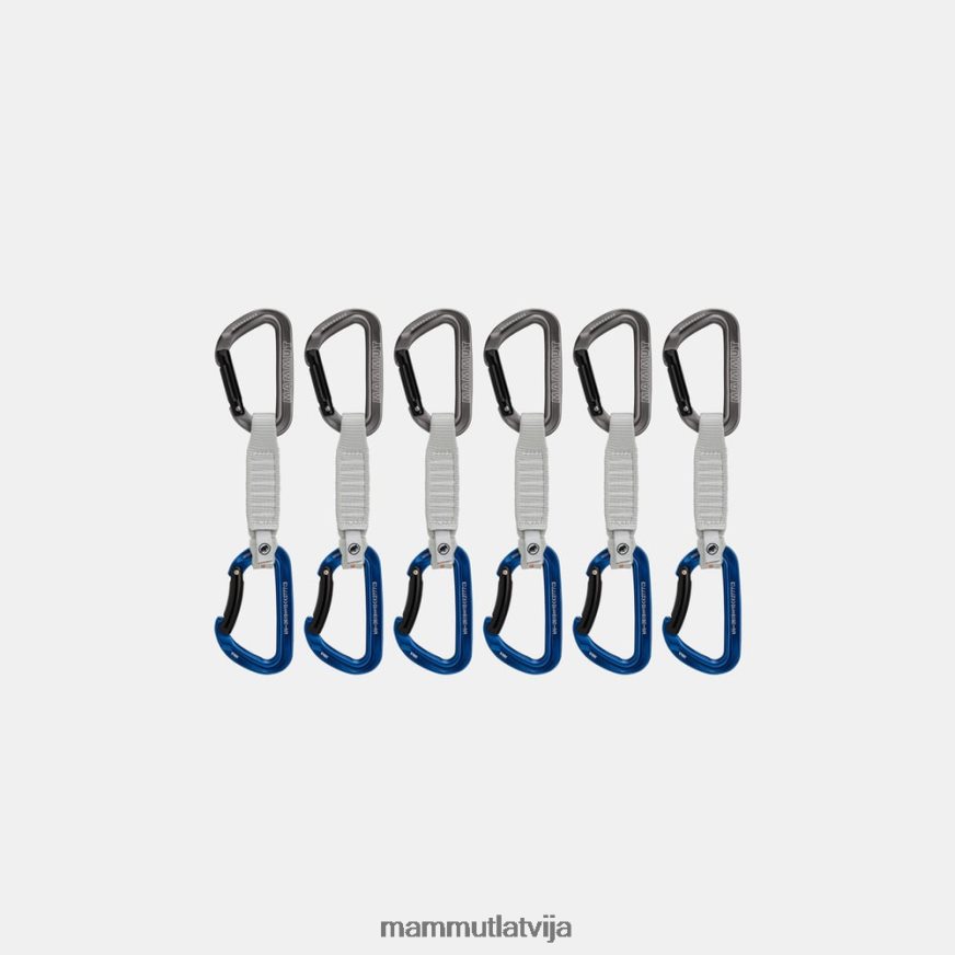 iekārtas Mammut workhorse keylock 12 cm 6-pack quickdraws pelēkzils unisex 2TN48T439