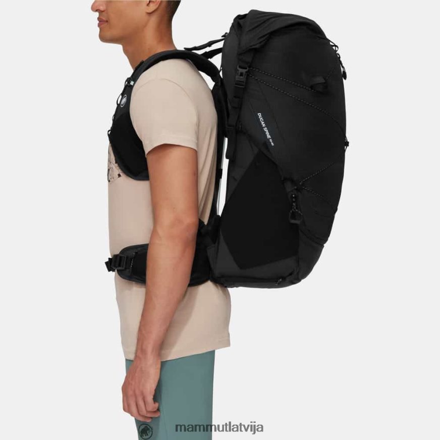 iekārtas Mammut Ducan mugurkauls 50-60 melns unisex 2TN48T1395