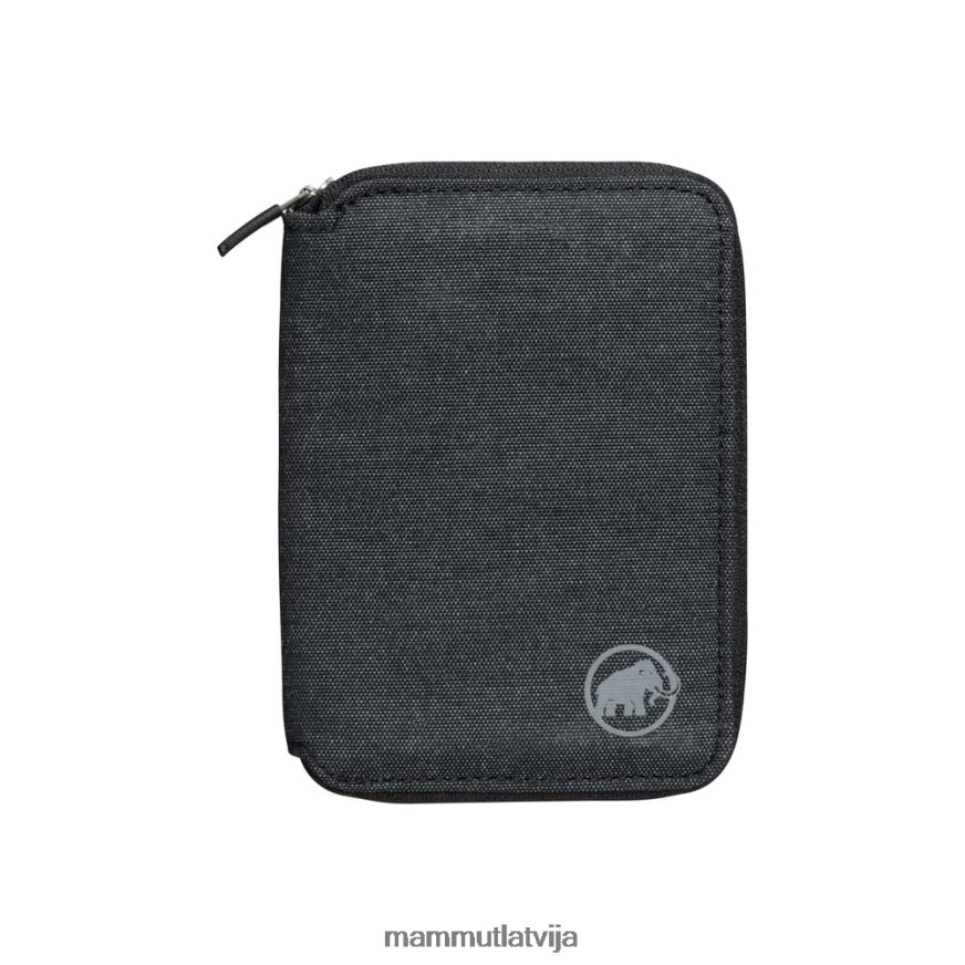 iekārtas Mammut rāvējslēdzēja maka melanžs melns unisex 2TN48T619