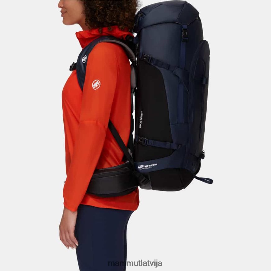 iekārtas Mammut triona mugurkauls 50 jūras-melns unisex 2TN48T570