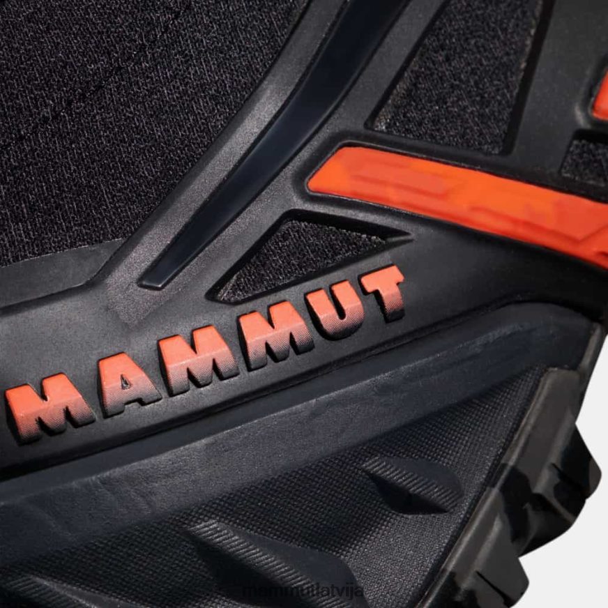 apavi Mammut aegility pro mid dt melni košs oranžs vīriešiem 2TN48T320