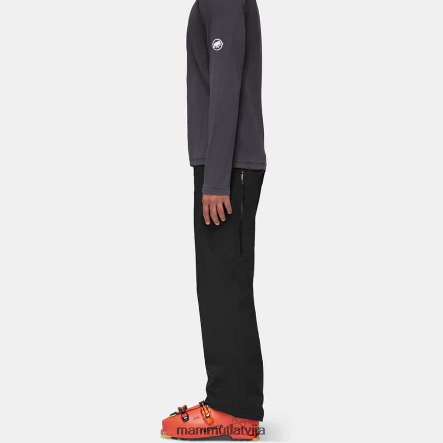 apģērbs Mammut akmeņainas hs bikses melns balts vīriešiem 2TN48T1048