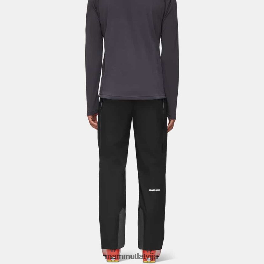 apģērbs Mammut akmeņainas hs bikses melns balts vīriešiem 2TN48T1048