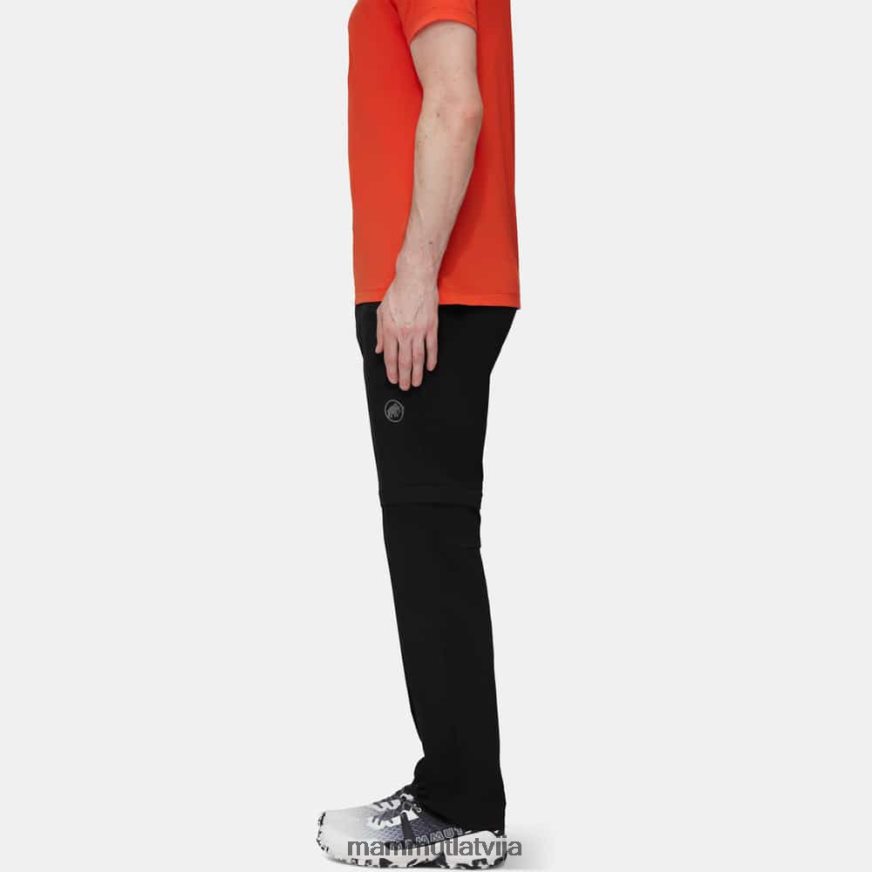 apģērbs Mammut brīvas bikses ar rāvējslēdzēju melns vīriešiem 2TN48T265