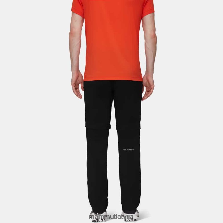 apģērbs Mammut brīvas bikses ar rāvējslēdzēju melns vīriešiem 2TN48T265