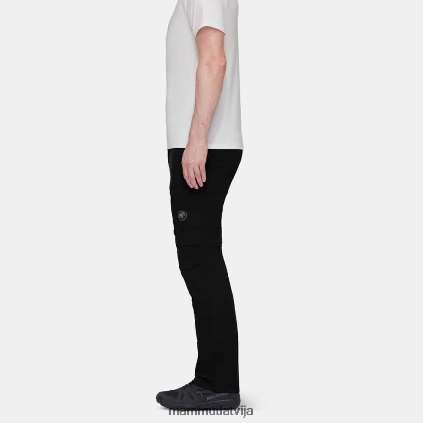 apģērbs Mammut zinal hibrīda rāvējslēdzēja bikses melns vīriešiem 2TN48T255