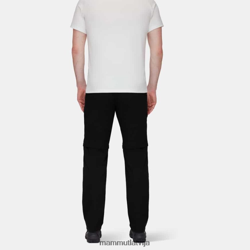 apģērbs Mammut zinal hibrīda rāvējslēdzēja bikses melns vīriešiem 2TN48T255