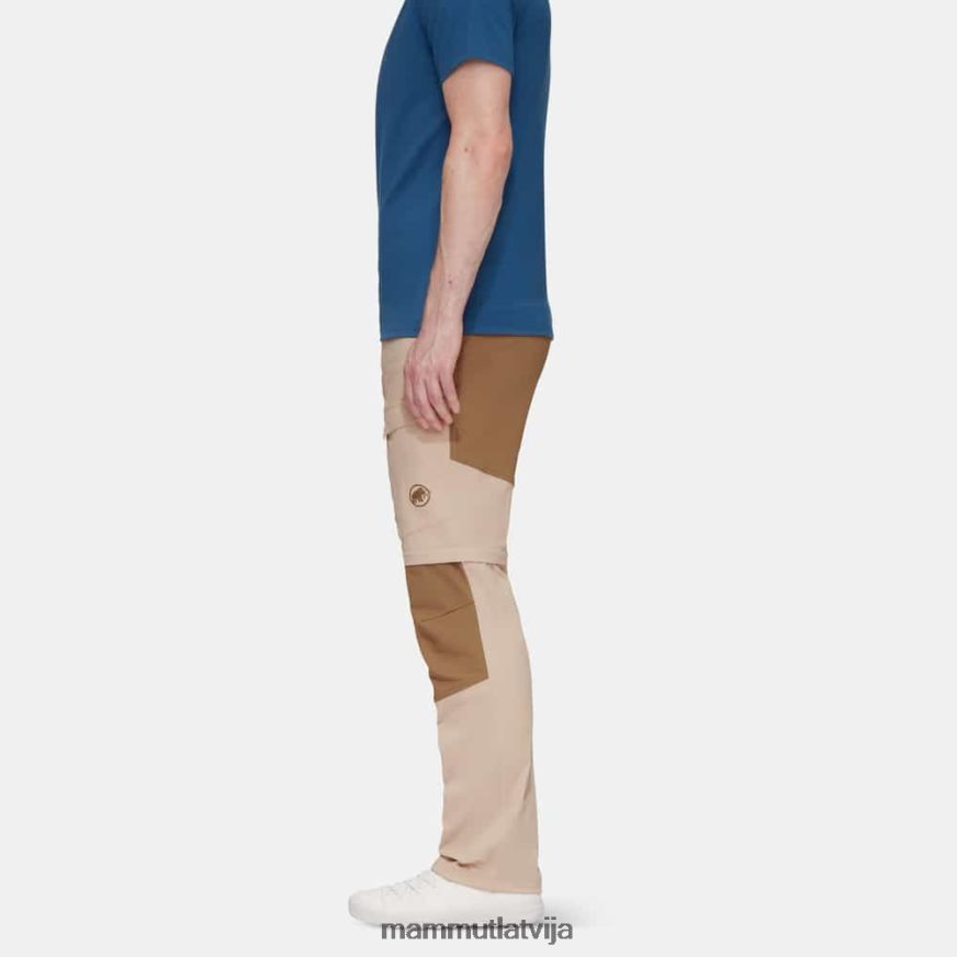 apģērbs Mammut zinal hibrīda rāvējslēdzēja bikses savanna-tumšas smiltis vīriešiem 2TN48T1101
