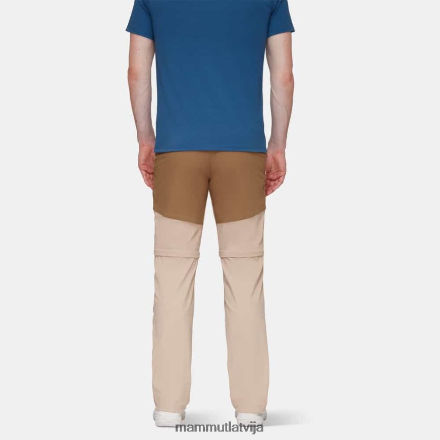 apģērbs Mammut zinal hibrīda rāvējslēdzēja bikses savanna-tumšas smiltis vīriešiem 2TN48T1101