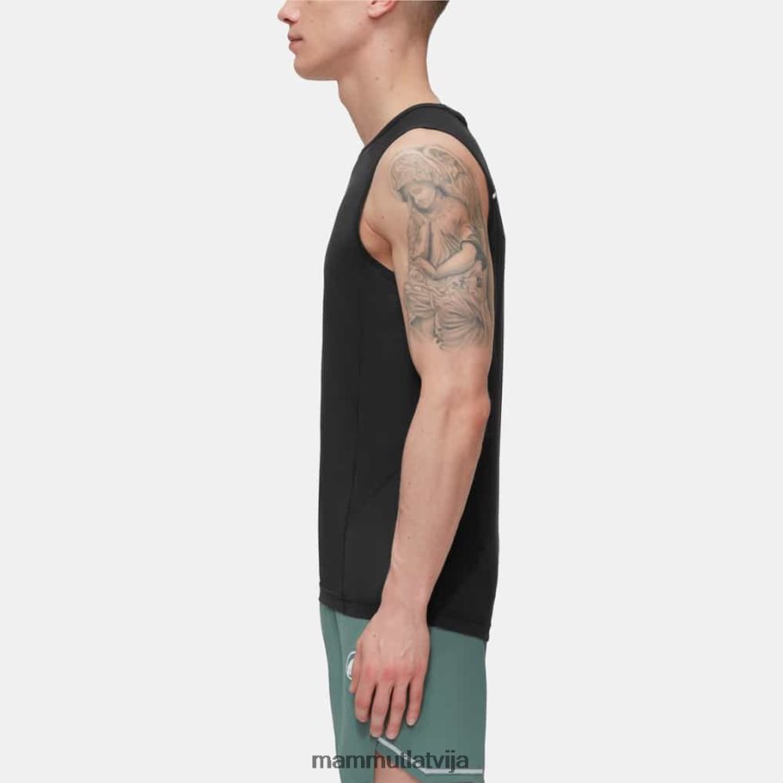 apģērbs Mammut aenergy fl tank top melns vīriešiem 2TN48T145