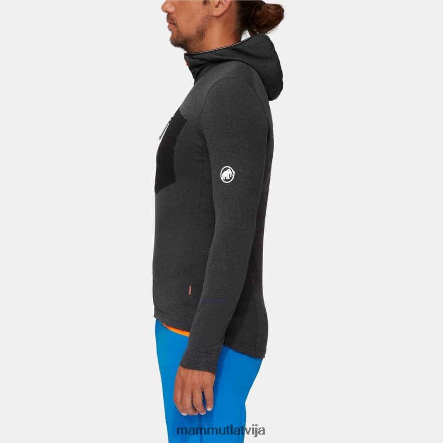 apģērbs Mammut aenergy light ml jaka ar kapuci melns-fantoms vīriešiem 2TN48T1