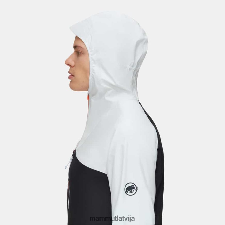 apģērbs Mammut aenergy tr hs jaka ar kapuci melns balts vīriešiem 2TN48T659