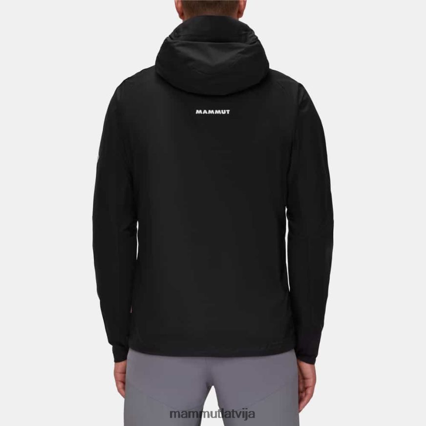 apģērbs Mammut aenergy wb jaka ar kapuci melns vīriešiem 2TN48T3