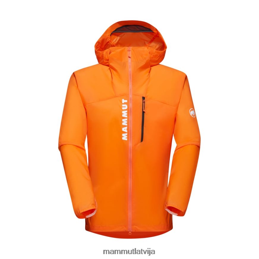 apģērbs Mammut aenergy wb jaka ar kapuci tumšais mandarīns vīriešiem 2TN48T633