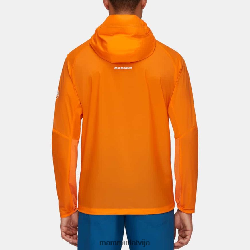 apģērbs Mammut aenergy wb jaka ar kapuci tumšais mandarīns vīriešiem 2TN48T633