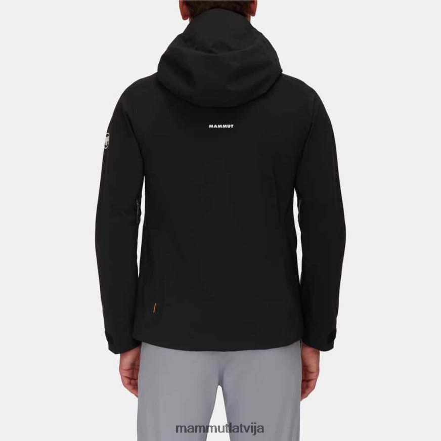 apģērbs Mammut alto guide hs jaka ar kapuci melns vīriešiem 2TN48T36