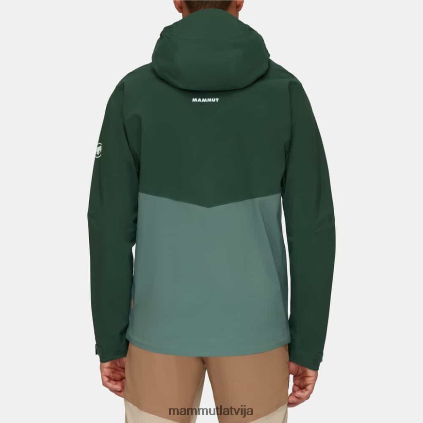 apģērbs Mammut alto guide hs jaka ar kapuci tumši nefrītu koki vīriešiem 2TN48T698