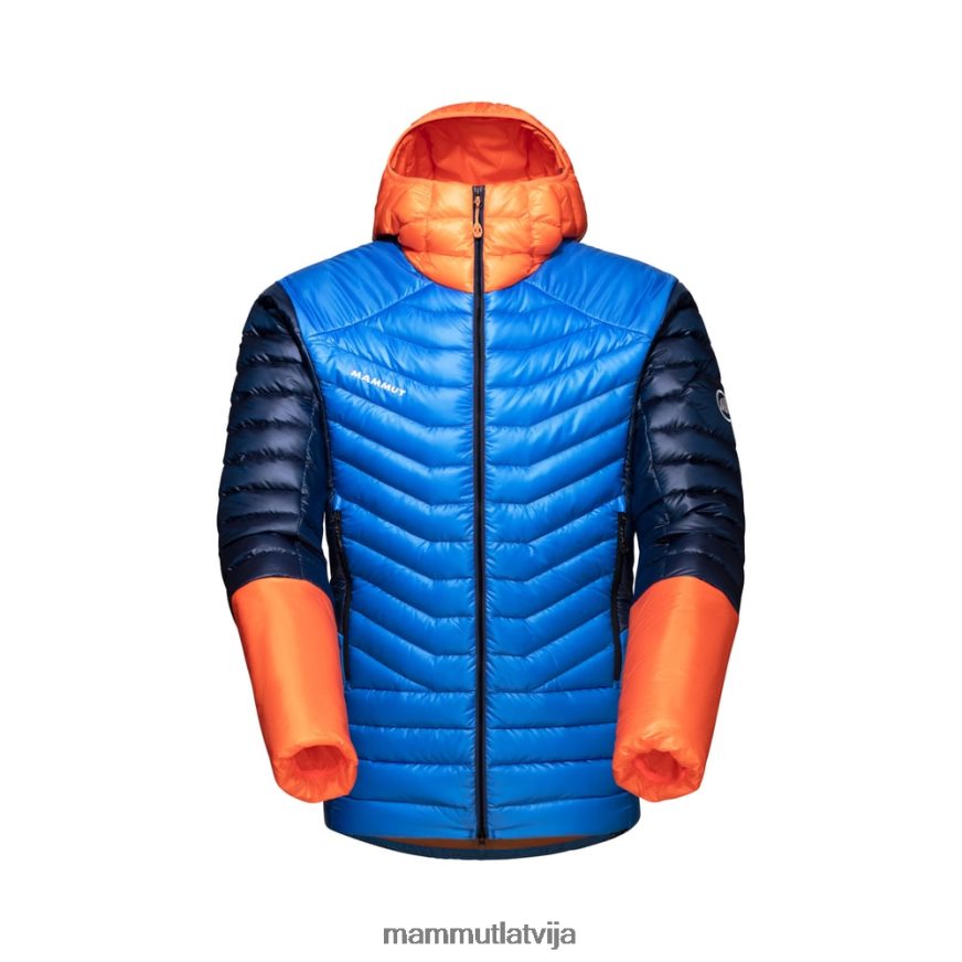 apģērbs Mammut eigerjoch modernā jaka ar kapuci azurit-nakts vīriešiem 2TN48T80