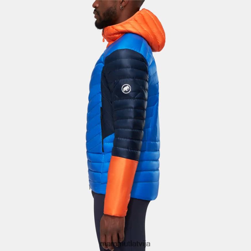 apģērbs Mammut eigerjoch modernā jaka ar kapuci azurit-nakts vīriešiem 2TN48T80