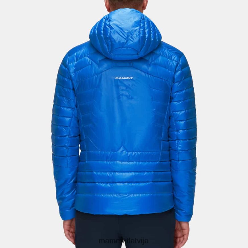 apģērbs Mammut eigerjoch modernā jaka ar kapuci azurit vīriešiem 2TN48T765