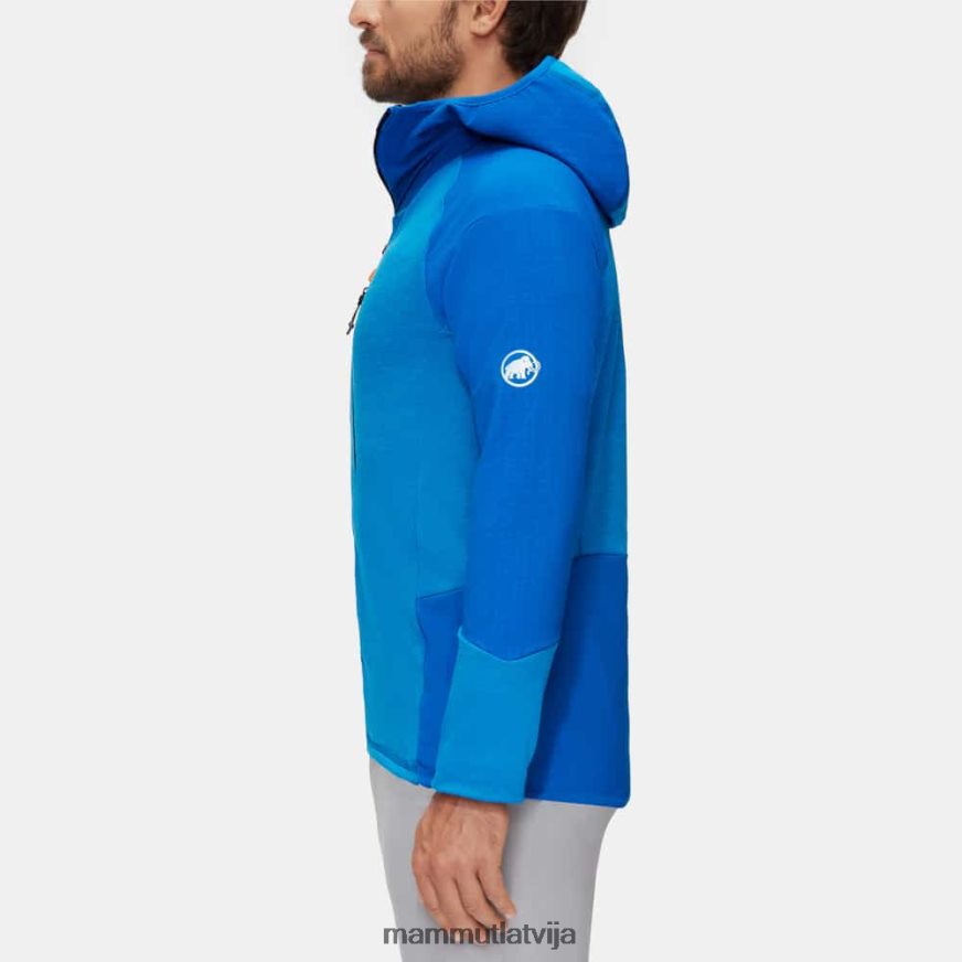 apģērbs Mammut eiswand advanced ml jaka ar kapuci tarn-azurit vīriešiem 2TN48T968