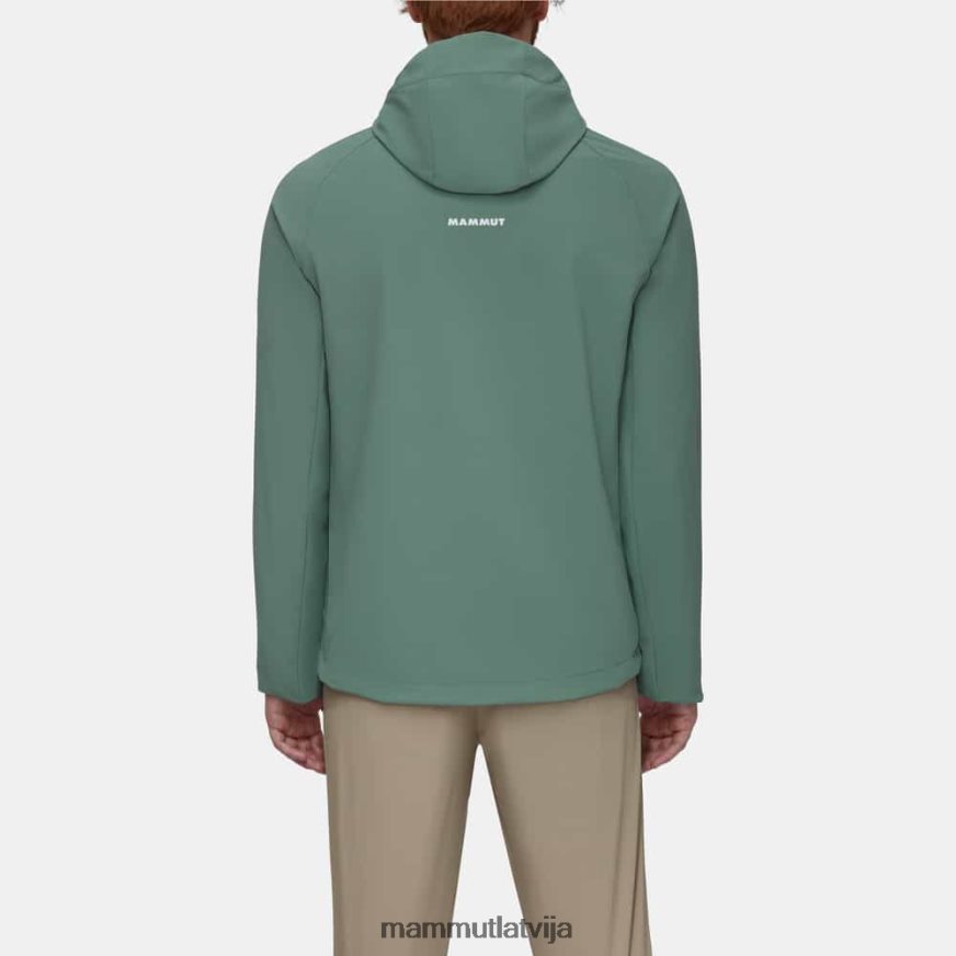 apģērbs Mammut maksimāls komforts tik jaka ar kapuci tumšs skuķis vīriešiem 2TN48T56