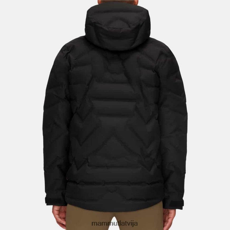 apģērbs Mammut photics hs termo jaka ar kapuci melns vīriešiem 2TN48T706