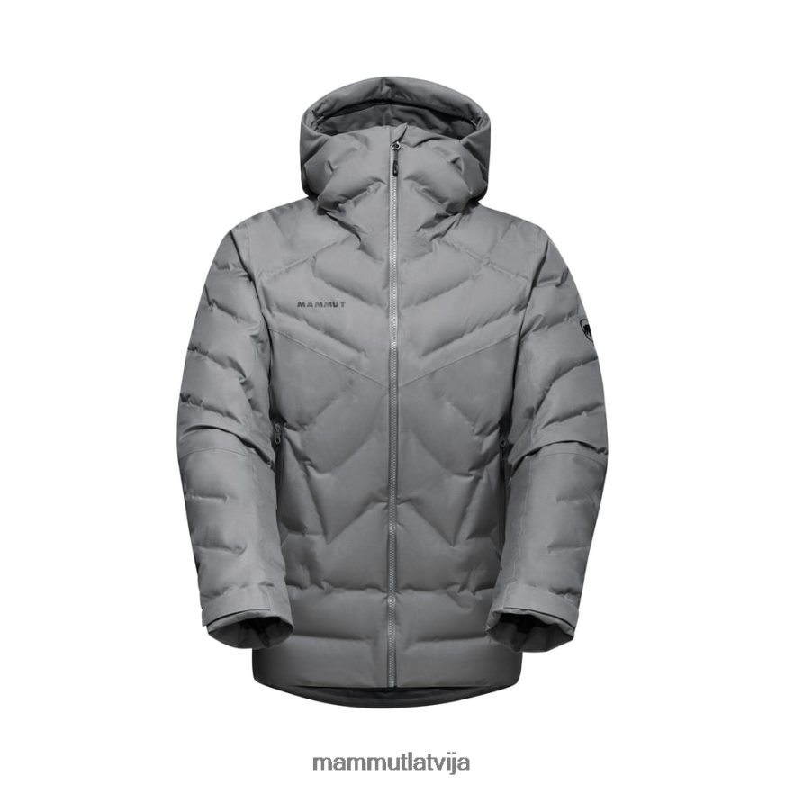 apģērbs Mammut photics hs termo jaka ar kapuci titāns vīriešiem 2TN48T42