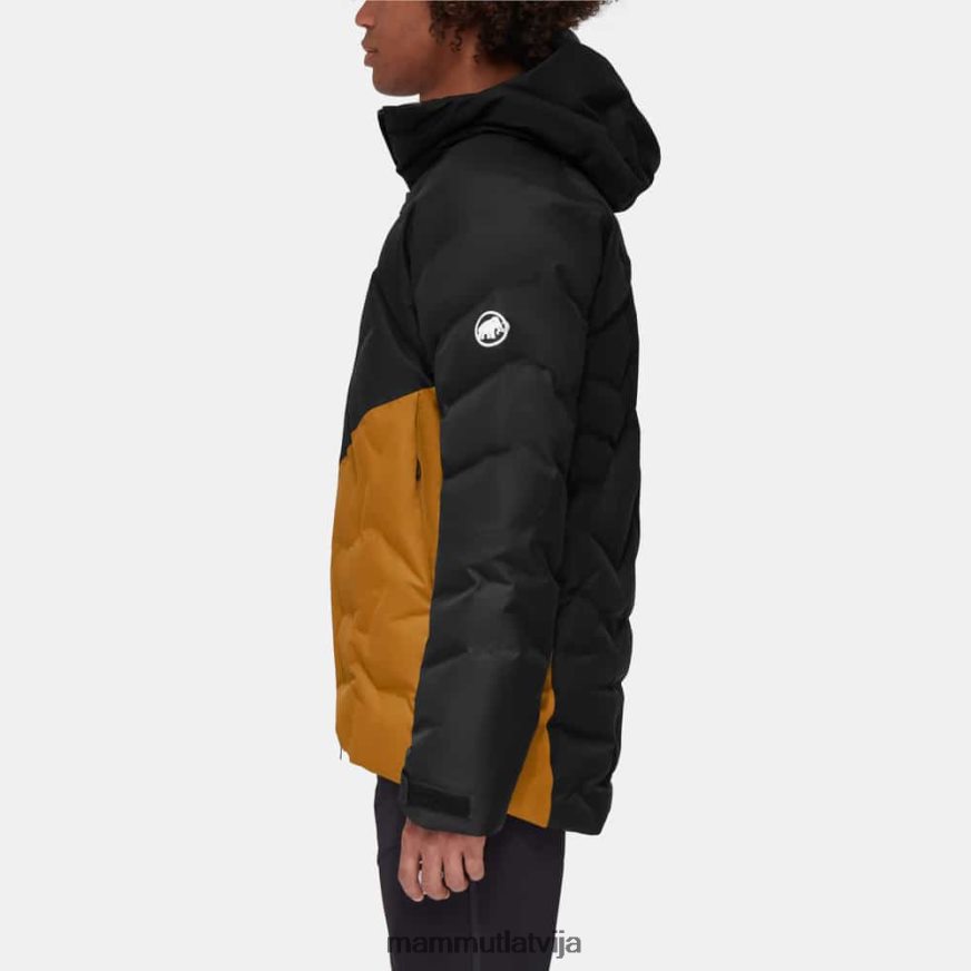 apģērbs Mammut photics ski hs termo jaka ar kapuci gepards-melns vīriešiem 2TN48T31