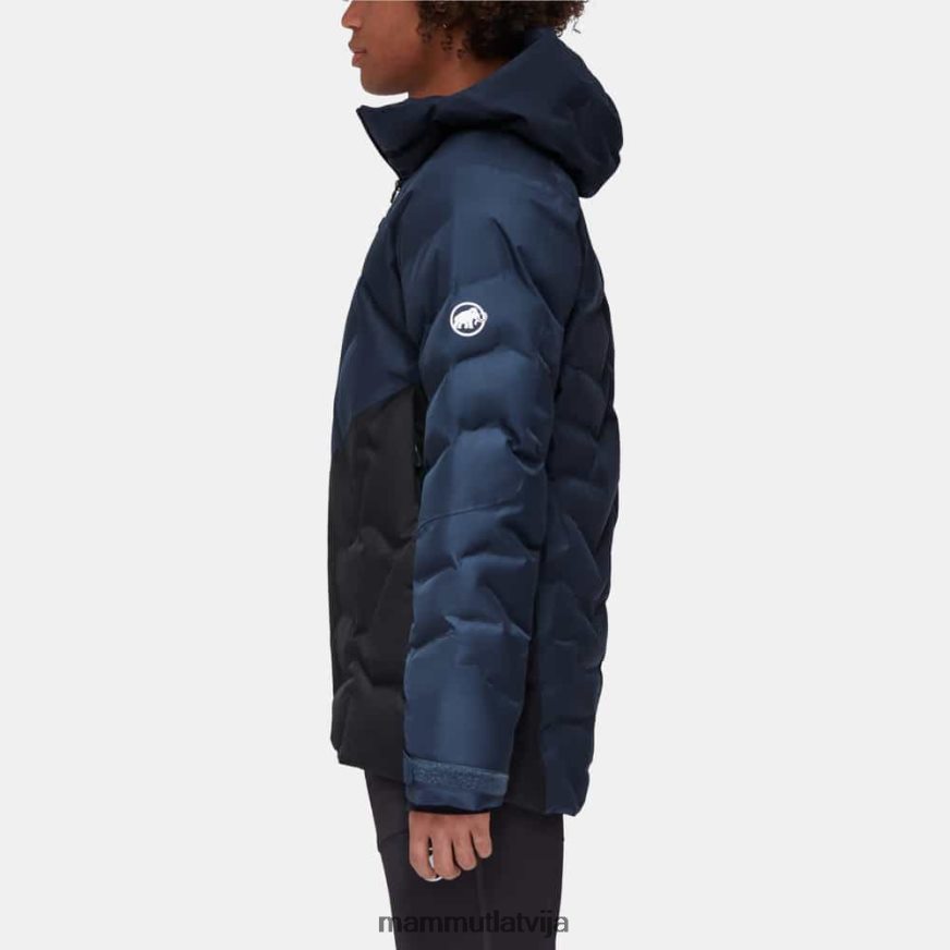 apģērbs Mammut photics ski hs termo jaka ar kapuci melnjūras vīriešiem 2TN48T689