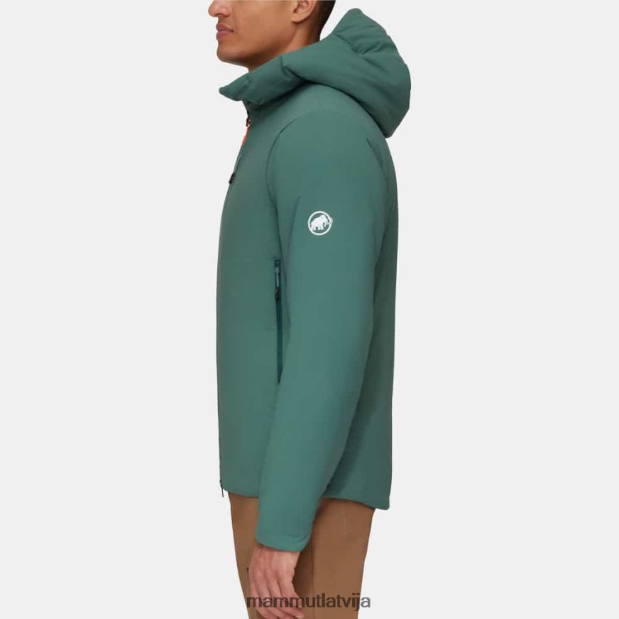 apģērbs Mammut rime elastīgā jakā ar kapuci tumšs skuķis vīriešiem 2TN48T73