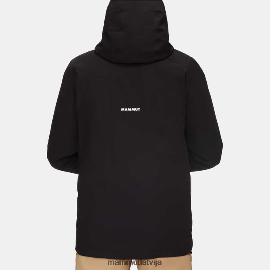 apģērbs Mammut stoney hs termo jaka melns balts vīriešiem 2TN48T82