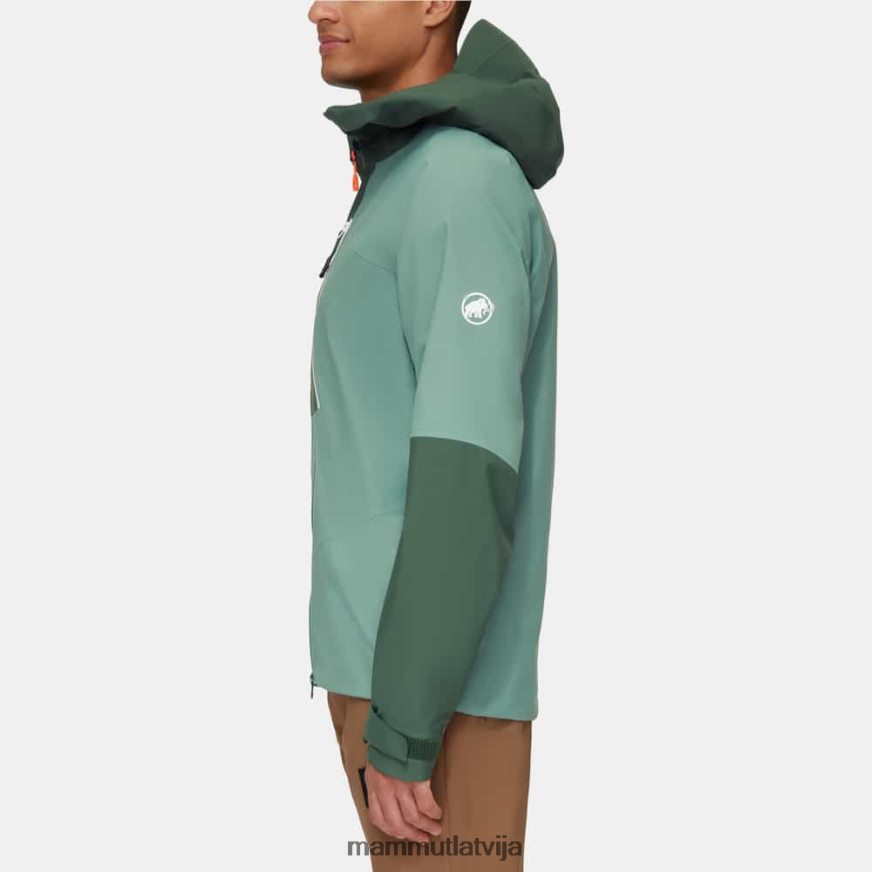 apģērbs Mammut taiss hs jaka ar kapuci tumši nefrītu koki vīriešiem 2TN48T693