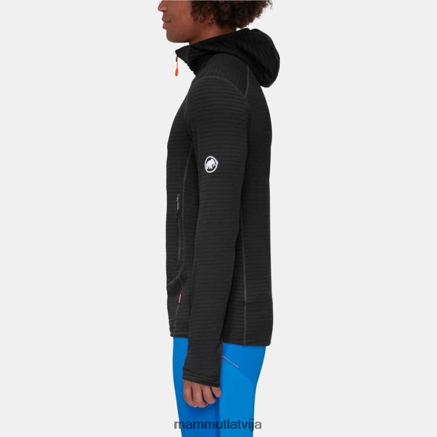 apģērbs Mammut taiss light ml jaka ar kapuci melns vīriešiem 2TN48T636