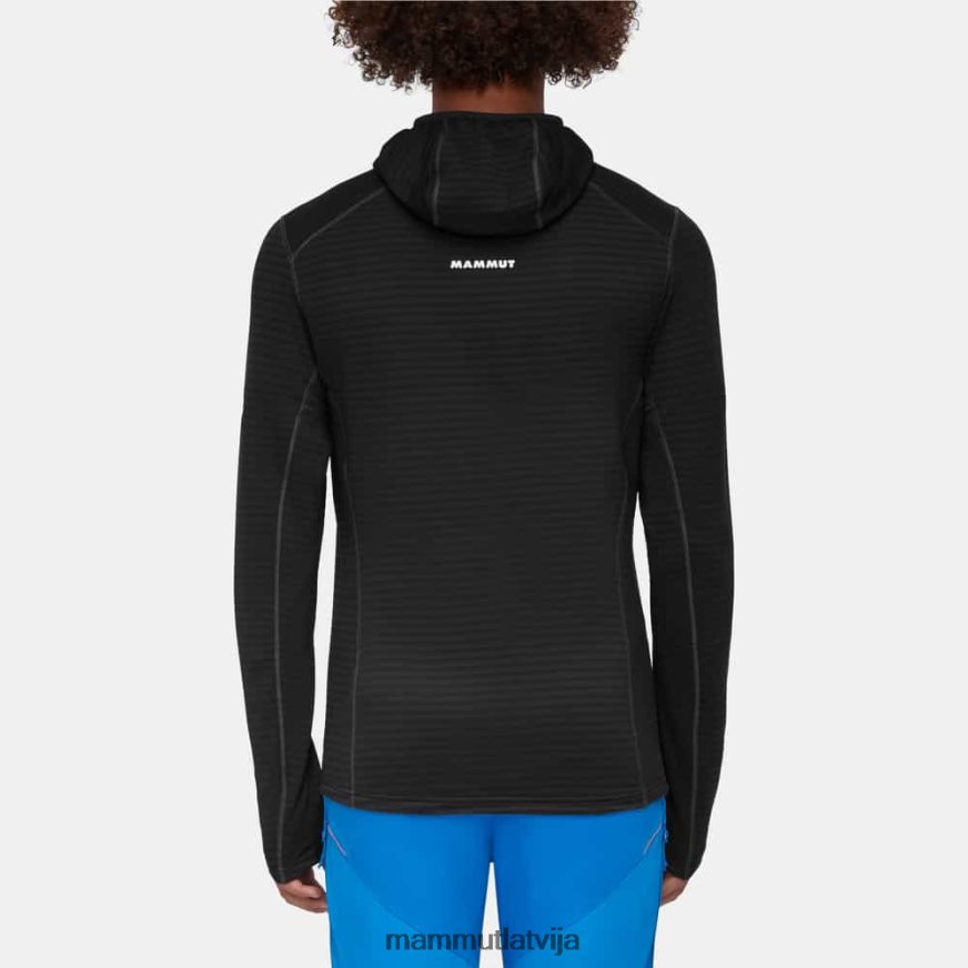 apģērbs Mammut taiss light ml jaka ar kapuci melns vīriešiem 2TN48T636