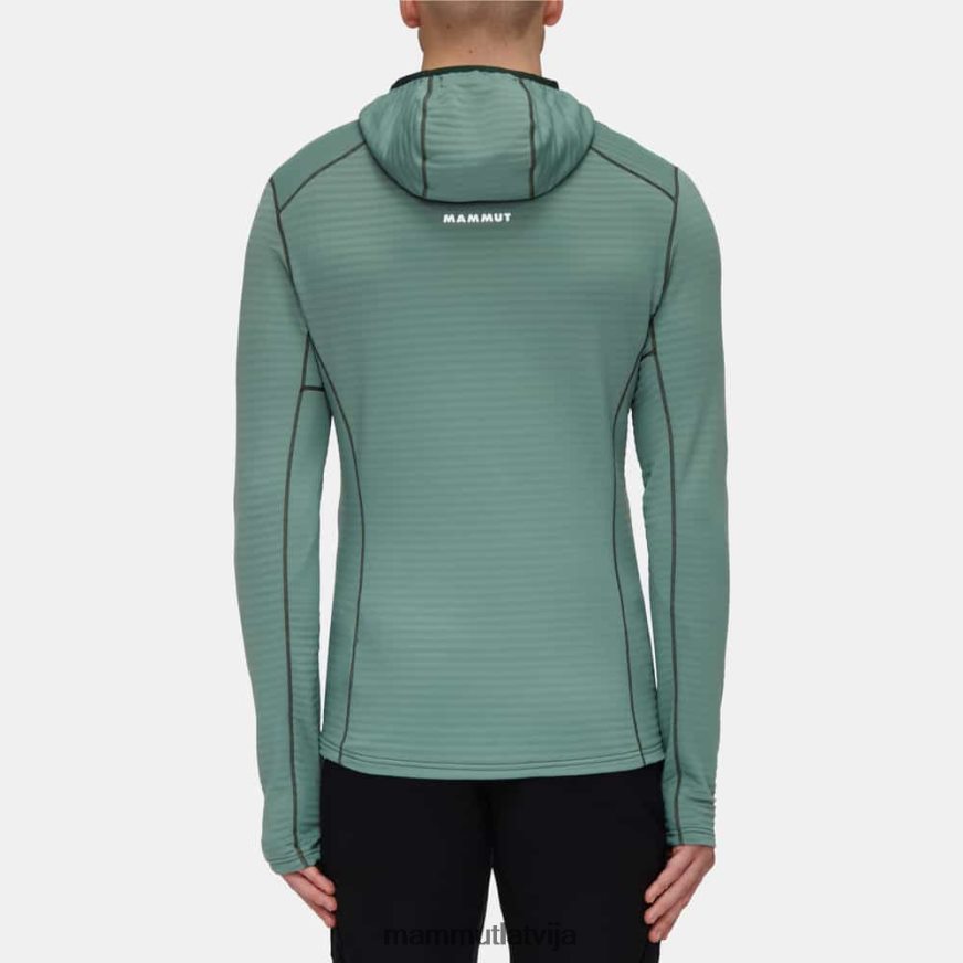 apģērbs Mammut taiss light ml jaka ar kapuci tumši nefrītu koki vīriešiem 2TN48T637