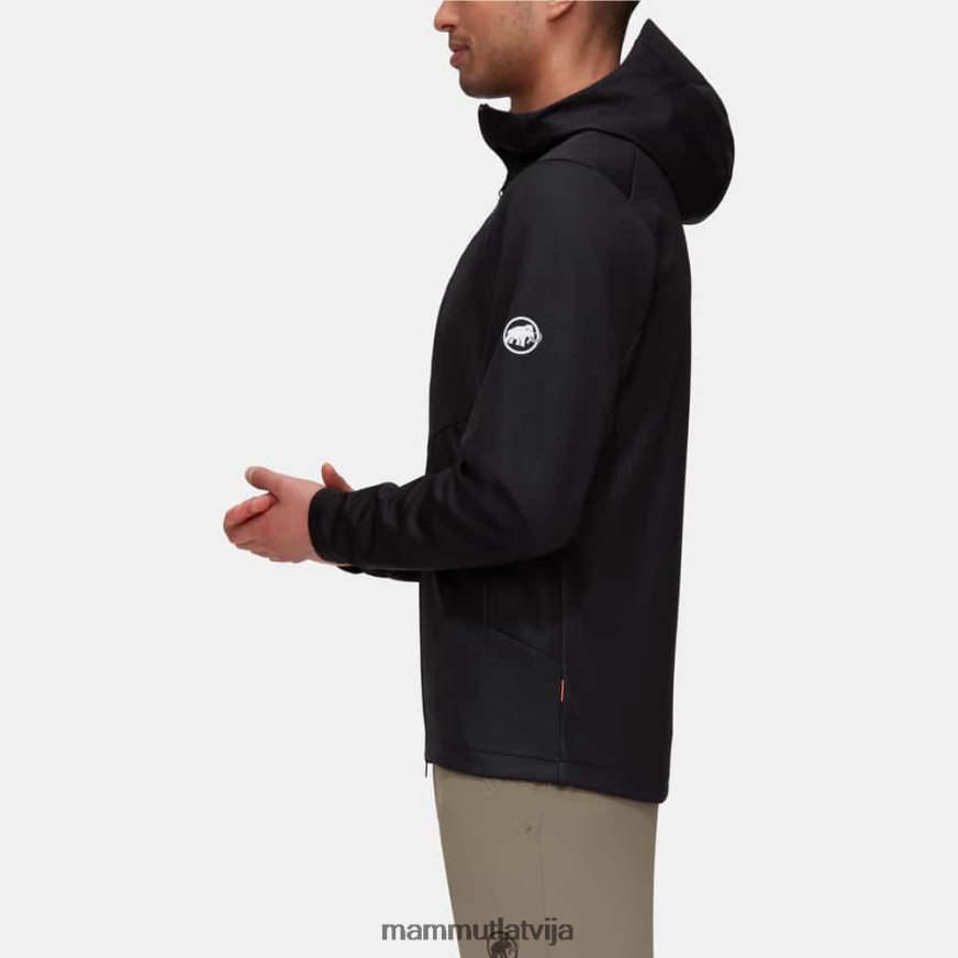 apģērbs Mammut ultimate vii tik jaka ar kapuci melns vīriešiem 2TN48T740