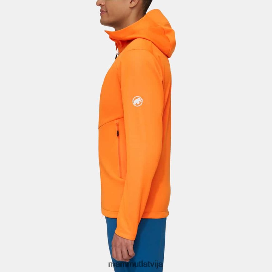 apģērbs Mammut ultimate vii tik jaka ar kapuci tumšais mandarīns vīriešiem 2TN48T742