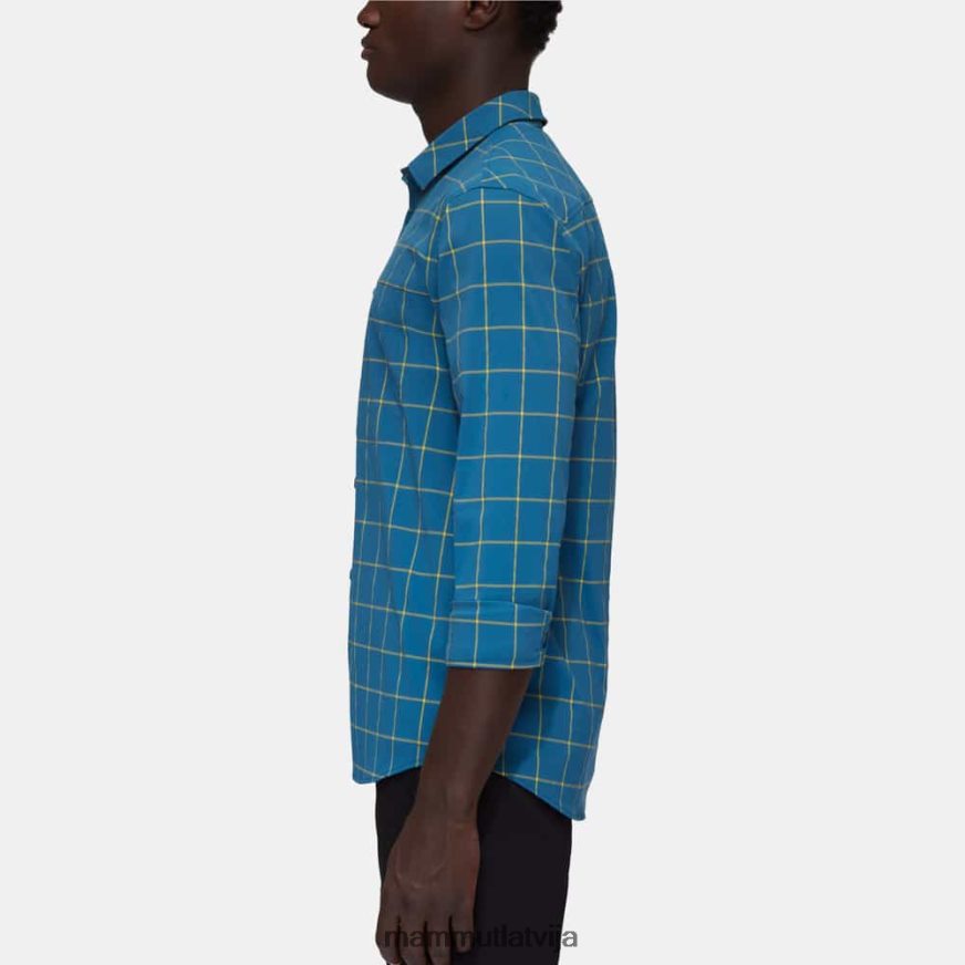 apģērbs Mammut kalnu krekls ar garām piedurknēm dziļš ledus-augstkalma vīriešiem 2TN48T1029