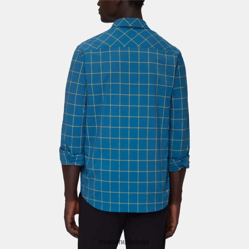 apģērbs Mammut kalnu krekls ar garām piedurknēm dziļš ledus-augstkalma vīriešiem 2TN48T1029