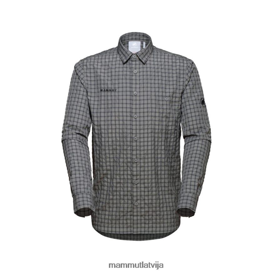 apģērbs Mammut krekls ar garām piedurknēm titāna fantoms vīriešiem 2TN48T915