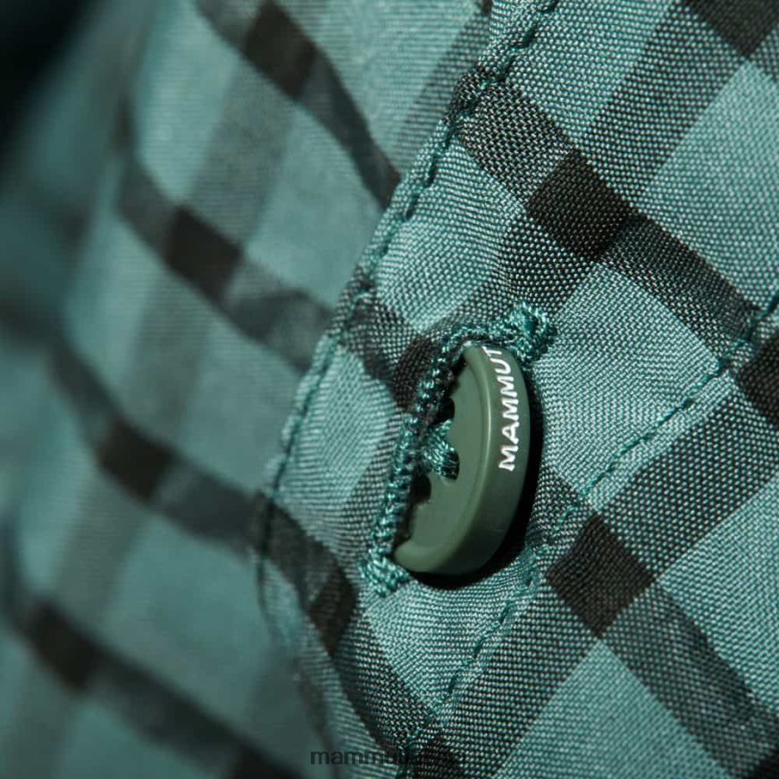 apģērbs Mammut krekls ar garām piedurknēm tumši nefrītu koki vīriešiem 2TN48T161